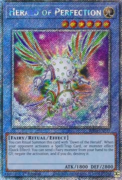 Herold der Vollkommenheit (V.1) RA03-237 Platinum Secret Rare Near Mint Deutsch 1. Auflage