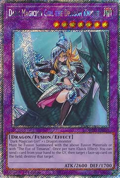 Dark Magician Girl the Dragon Knight RA03-258 Platinum Secret Rare Excellent Englisch 1. Auflage