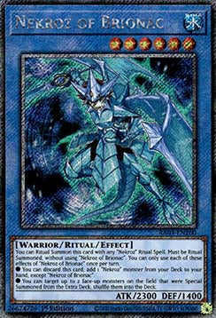 Nekroz of Brionac RA03-260 Platinum Secret Rare Near Mint Englisch 1. Auflage