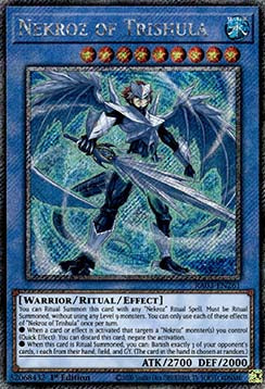 Nekroz von Trishula (V.1) RA03-261 Platinum Secret Rare Near Mint Deutsch 1. Auflage