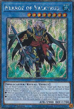 Nekroz von Valkyrus (V.1) RA03-263 Platinum Secret Rare Near Mint Deutsch 1. Auflage