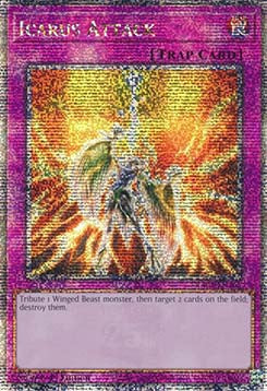 Icarus-Angriff (V.2) RA03-165 Quarter Century Secret Rare Near Mint Deutsch 1. Auflage