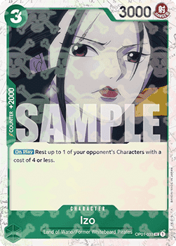 Izo (OP01-033) (V.1) PRB01 Uncommon Near Mint Englisch