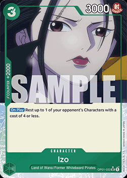 Izo (OP01-033) (V.3) PRB01 Uncommon Near Mint Englisch