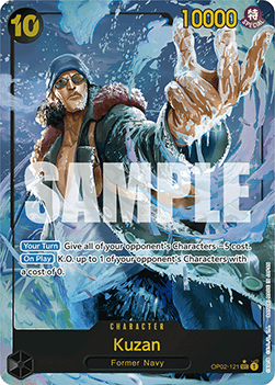Kuzan (OP02-121) (V.2) PRB01 Alternate Art Excellent Englisch