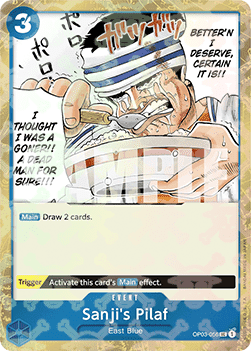 Sanji's Pilaf (OP03-056) (V.1) PRB01 Uncommon Near Mint Englisch