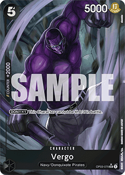 Vergo (OP03-079) (V.3) PRB01 Uncommon Near Mint Englisch