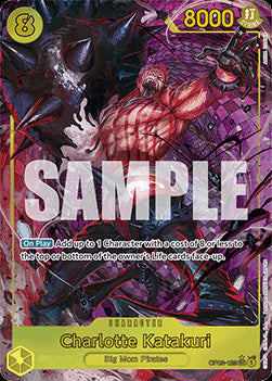 Charlotte Katakuri (OP03-123) (V.2) PRB01 Alternate Art Excellent Englisch
