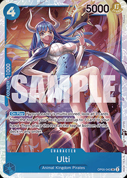 Ulti (OP05-043) (V.1) PRB01 Super Rare Near Mint Englisch