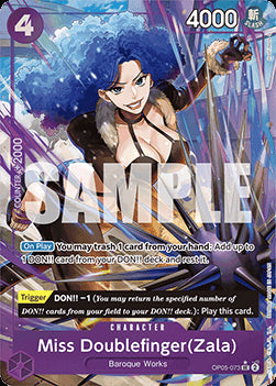 Miss Doublefinger(Zala) (OP05-073) (V.3) PRB01 Uncommon Near Mint Englisch