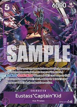 Eustass"Captain"Kid (OP05-074) (V.2) PRB01 Alternate Art Excellent Englisch