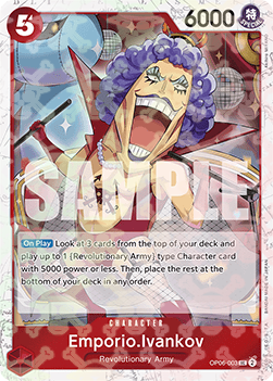 Emporio.Ivankov (OP06-003) (V.1) PRB01 Uncommon Near Mint Englisch