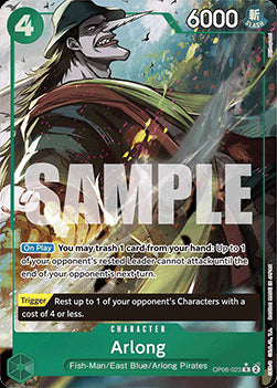 Arlong (OP06-023) (V.3) PRB01 Rare Near Mint Englisch