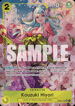 Kouzuki Hiyori (OP06-106) PRB01 Alternate Art Near Mint Englisch