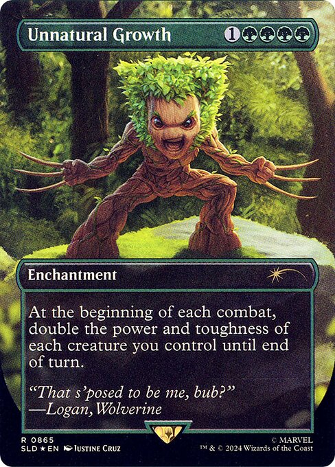 Unnatural Growth SLD-865 Rare Near Mint Englisch Foil