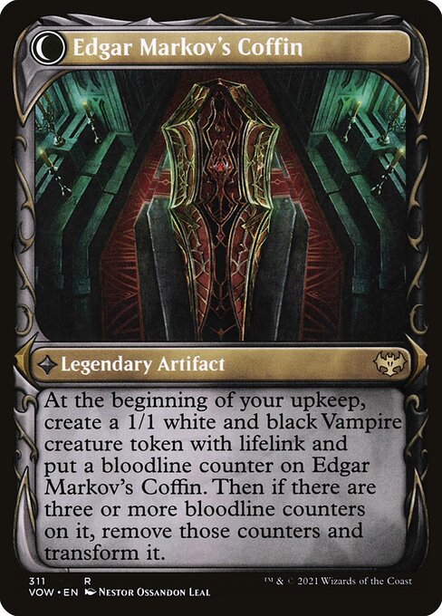 Edgar, Charmed Groom // Edgar Markov's Coffin - Back Face