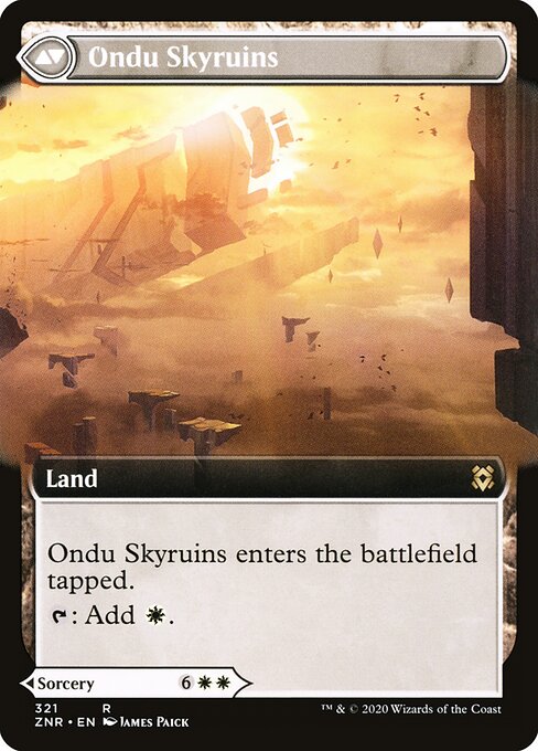 Ondu Inversion // Ondu Skyruins - Back Face