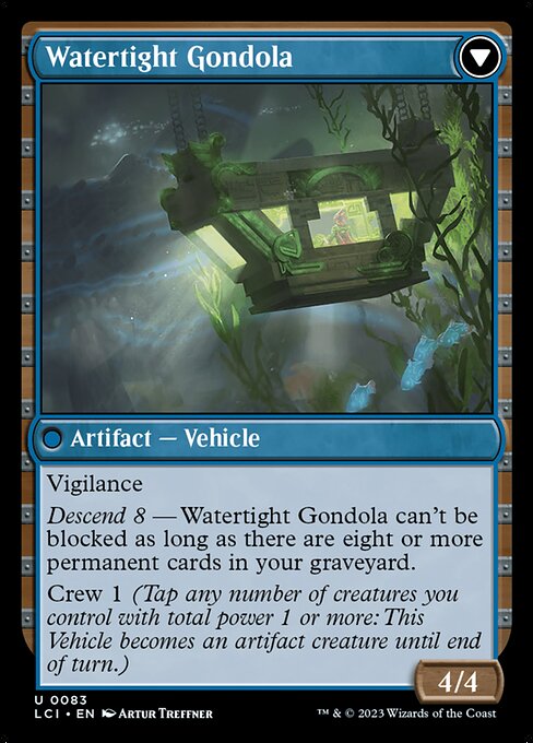 Waterlogged Hulk // Watertight Gondola - Back Face