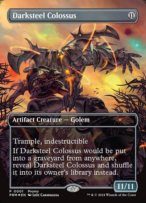 Darksteel Colossus MTGP- Mythic Near Mint Englisch Foil