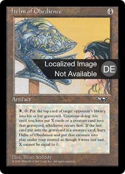 Helm der Gehorsamkeit ALL- Rare Played Deutsch