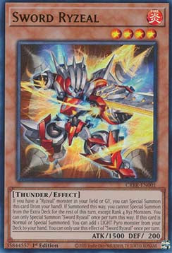 Sword Ryzeal CRBR-001 Ultra Rare Poor Englisch 1. Auflage