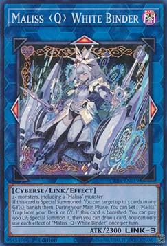 Maliss Q White Binder CRBR-019 Super Rare Near Mint Englisch 1. Auflage