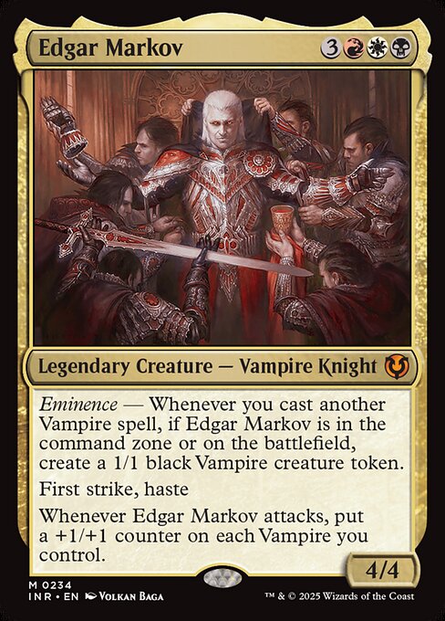 Edgar Markov INR-234 Mythic Near Mint Englisch Foil