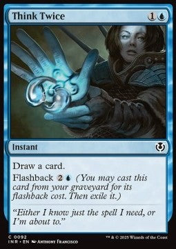 Think Twice INR-92 Common Near Mint Englisch