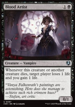 Blood Artist INR-97 Uncommon Near Mint Englisch