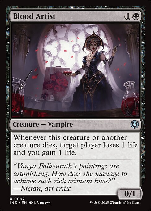 Blood Artist INR-97 Uncommon Near Mint Englisch