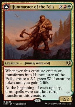 Huntmaster of the Fells / Ravager of the Fells INR-241 Rare Near Mint Englisch Foil