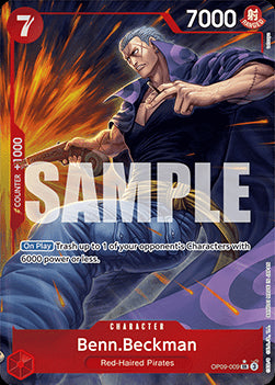 Benn.Beckman (OP09-009) (V.2) OP09 Alternate Art Near Mint Englisch