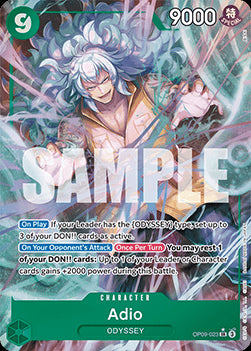 Adio (OP09-023) (V.2) OP09 Alternate Art Near Mint Englisch