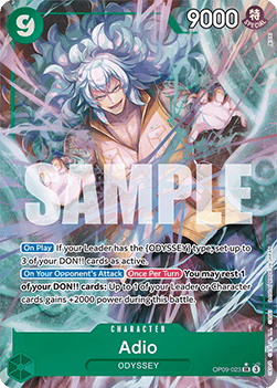 Adio (OP09-023) (V.2) OP09 Alternate Art Good Englisch