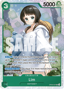 Lim (OP09-037) (V.1) OP09 Super Rare Excellent Englisch