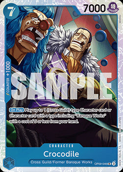 Crocodile (OP09-046) (V.1) OP09 Super Rare Near Mint Englisch