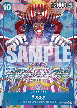 Buggy (OP09-051) (V.2) OP09 Alternate Art Near Mint Englisch