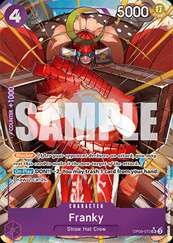 Franky (OP09-072) (V.2) OP09 Alternate Art Near Mint Englisch