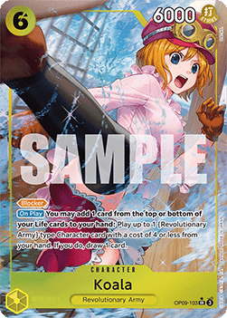 Koala (OP09-103) (V.2) OP09 Alternate Art Excellent Englisch