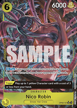 Nico Robin (OP09-107) (V.2) OP09 Alternate Art Near Mint Englisch