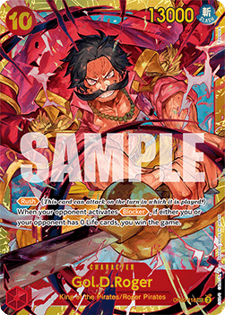 Gol.D.Roger (OP09-118) (V.1) OP09 Secret Rare Excellent Englisch