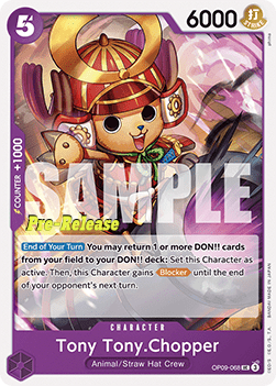 Tony Tony.Chopper (OP09-068) OP09P Uncommon Near Mint Englisch