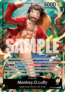 Monkey.D.Luffy (ST13-003) UP Leader Near Mint Englisch