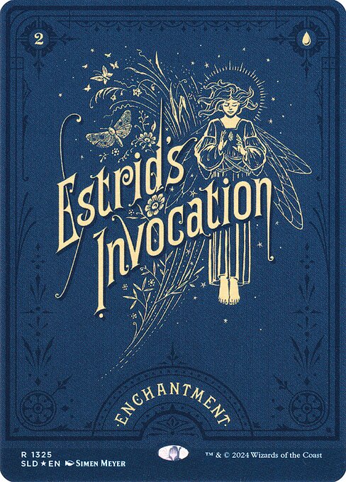 Estrid's Invocation SLDCV-1325 Rare Near Mint Englisch Foil