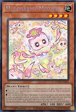 Mulreizendes Miauls SUDA-DE025 Secret Rare Excellent Deutsch 1. Auflage