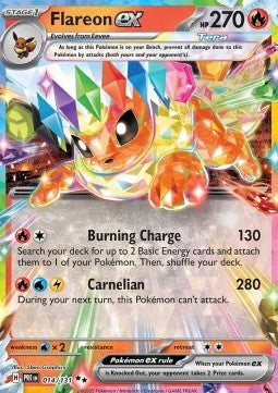 Flamara ex PRE-014 Double Rare Near Mint Deutsch