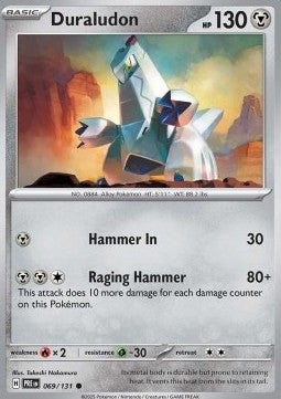 Duraludon PRE-069 Common Near Mint Deutsch Reverse Holo