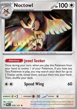 Noctuh PRE-078 Rare Near Mint Deutsch Reverse Holo