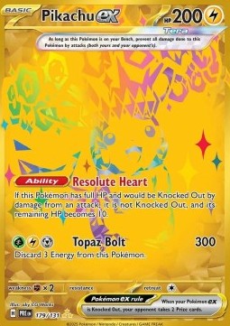 Pikachu ex PRE-179 Secret Rare Excellent Deutsch
