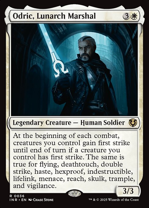 Odric, Lunarch Marshal INR-36 Rare Excellent Englisch